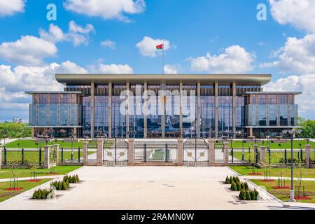 Minsk, Biélorussie - 9 mai 2014 : Palais de l'indépendance, résidence du président en République de Biélorussie. Le bâtiment du gouvernement dans le capital est utilisé pour le STA officiel Banque D'Images