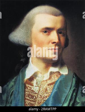 Autoportrait 1769 par John Singleton Copley Banque D'Images