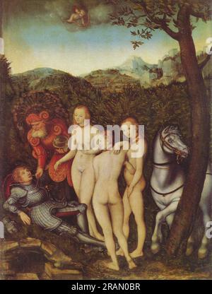 L'arrêt de Paris 1527; Allemagne par Lucas Cranach l'ancien Banque D'Images