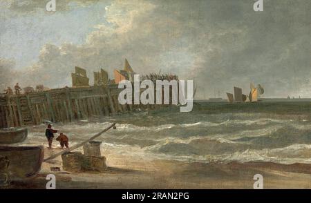 Yarmouth Jetty 1811 par John Crome Banque D'Images