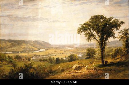 Wyoming Valley, Pennsylvanie 1864 par Jasper Francis Cropsey Banque D'Images