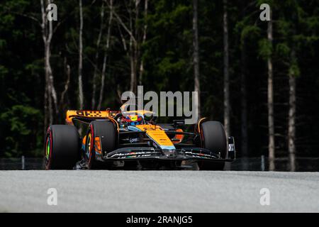 Spielberg/Autriche - 30/06/2023, #81 Oscar Piastri (AUS, McLaren), essais libres, FIA F1 Austrian Grand Prix Banque D'Images