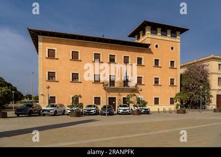 Bâtiment des douanes dans le port de Palma de Majorque (Majorque, Îles Baléares, Espagne) ESP : Edificio de la aduana del puerto de Palma de Mallorca Banque D'Images