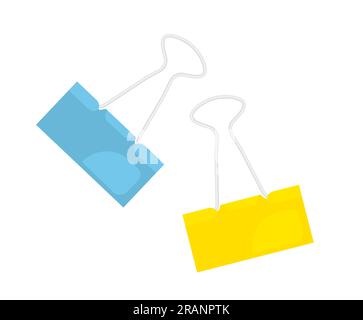 icône de trombones de bureau - illustration vectorielle Illustration de Vecteur