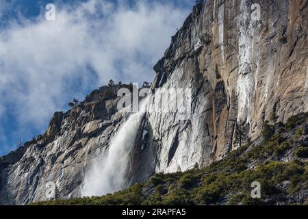 Cascades de Yosemite National Park, Californie Banque D'Images