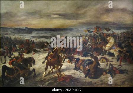 La bataille de Nancy 1831 par Eugène Delacroix Banque D'Images