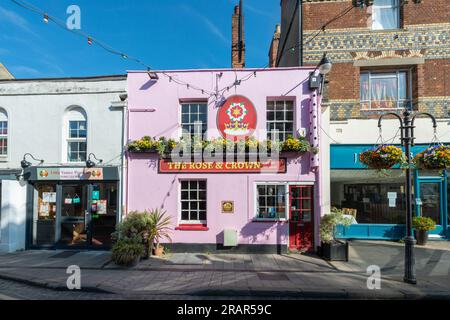 The Rose and Crown public House, dans North Parade Avenue, Oxford Banque D'Images