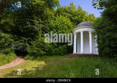 Milton’s Temple au Mount Edgcumbe Country Park, Cremyll, Cornwall Banque D'Images