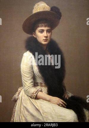 Portrait de Sonia 1890 par Henri Fantin-Latour Banque D'Images