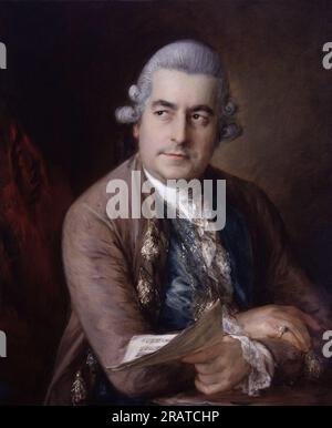 Portrait de Johann Christian Bach 1776 par Thomas Gainsborough Banque D'Images