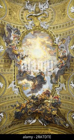 Triomphe du Nom de Jésus 1679 par Giovanni Battista Gaulli Banque D'Images