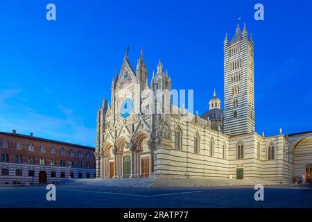 Sienne, Toscane, Italie le Dôme Banque D'Images