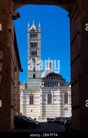 Sienne, Toscane, Italie le Dôme Banque D'Images