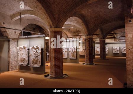 Musée Santa Maria della Scala, Sienne, Toscane, Italie Banque D'Images