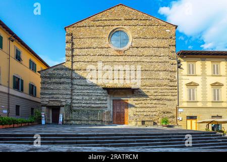 Basilique de San Francesco, Arezzo, Toscane, Italie Banque D'Images