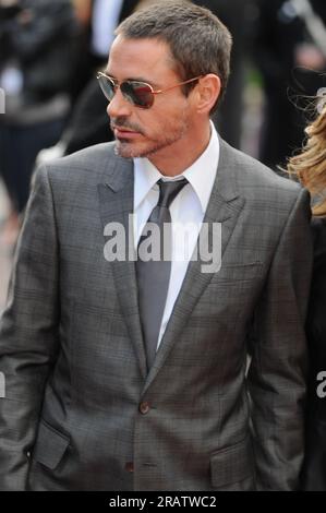 Robert Downey Jr, Iron Man Premiere, Londres, Royaume-Uni Banque D'Images