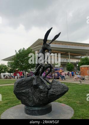 Des Moines, Iowa - 24 juin 2023 : des Moines Arts Festival - Iowa Art Fair Banque D'Images