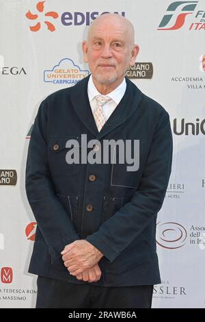 Rome, Italie. 05 juillet 2023. John Malkovich assiste au tapis rouge Globo d'Oro 2023 à l'Accademia Tedesca de Rome à Villa Massimo. (Photo Mario Cartelli/SOPA Images/Sipa USA) crédit : SIPA USA/Alamy Live News Banque D'Images