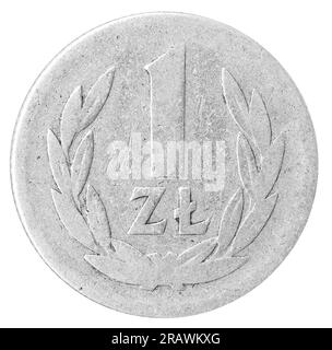 Vue de dessus du vernis à monnaie en gros plan Banque D'Images