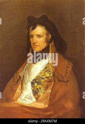 Portrait de Pedro Mocarte, chanteur de la cathédrale de Tolède 1806 par Francisco Goya Banque D'Images