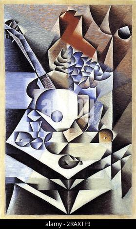 Nature morte avec fleurs 1912 de Juan gris Banque D'Images