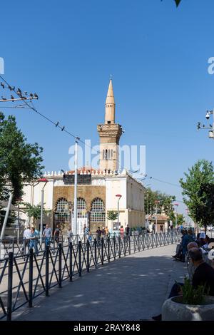 Vue de la mosquée EL Atik dans la ville de Sétif. Le célèbre monument de la ville. Banque D'Images