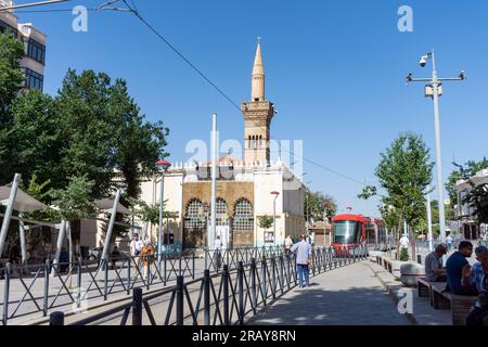 Vue de la mosquée EL Atik dans la ville de Sétif. Le célèbre monument de la ville. Banque D'Images