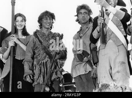 DEXTER FLETCHER et AL PACINO dans LA RÉVOLUTION 1985 réalisateur HUGH HUDSON scénariste Robert Dillon musique John Corigliano costume design John Mollo producteur Irwin Winkler Royaume-Uni-Norvège coproduction Goldcrest films International / Viking films / Warner Bros. (US) - Columbia-EMI-Warner Banque D'Images