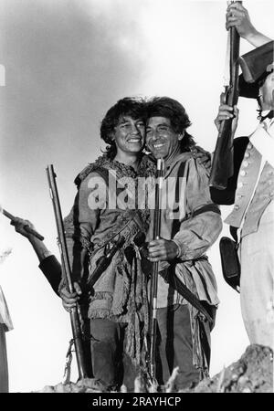 DEXTER FLETCHER et AL PACINO dans LA RÉVOLUTION 1985 réalisateur HUGH HUDSON scénariste Robert Dillon musique John Corigliano costume design John Mollo producteur Irwin Winkler Royaume-Uni-Norvège coproduction Goldcrest films International / Viking films / Warner Bros. (US) - Columbia-EMI-Warner Banque D'Images