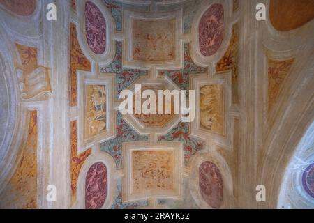 Château de Jules II, Borgo of Ostia Antica, Rome, Latium, Italie, Banque D'Images