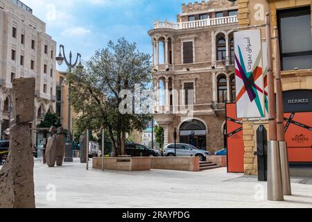 Beirut Souks, le seul centre commercial extérieur de la ville Banque D'Images