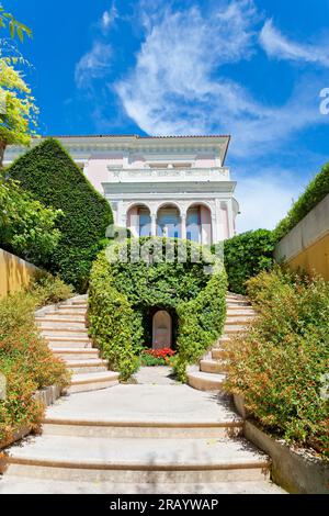 Villa et jardin Ephrussi de Rothschild, côte d'azur, France Banque D'Images