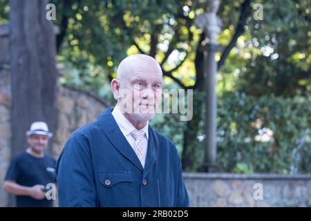 Rome, Italie. 05 juillet 2023. John Malkovich assiste à la 63e cérémonie du Golden Globe à l'Académie allemande de Rome (photo de Matteo Nardone/Pacific Press) crédit : Pacific Press Media production Corp./Alamy Live News Banque D'Images