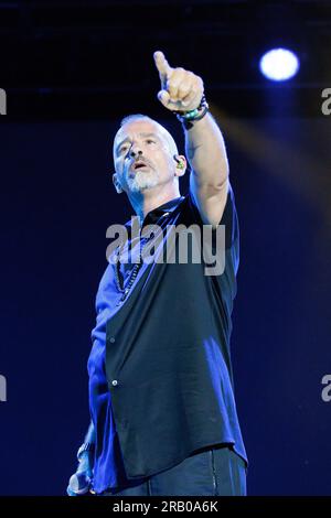 Concert du chanteur italien Eros Ramazzotti à Ferrare, Italie crédit : Filippo Rubin/Alamy Live News Banque D'Images