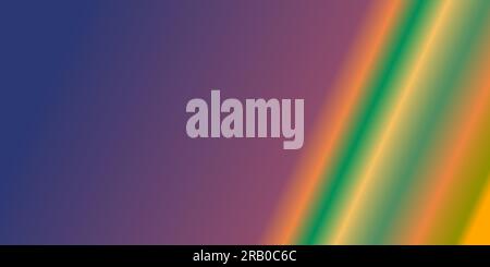 Fond arc-en-ciel bleu foncé abstrait vectoriel. Lignes bleues. Bannière horizontale. Motif à rayures géométriques. EPS10 Illustration de Vecteur