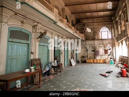 Bibliothèque publique Shri Mahavir Jain dans le vieux Delhi, Delhi, New Delhi, Inde Banque D'Images