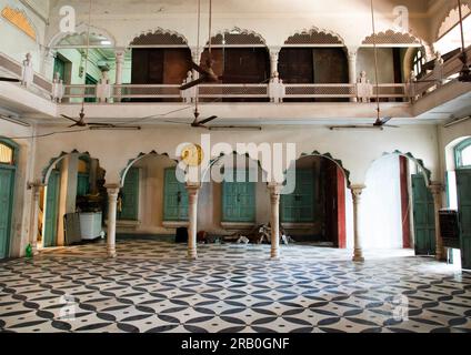 Bibliothèque publique Shri Mahavir Jain dans le vieux Delhi, Delhi, New Delhi, Inde Banque D'Images