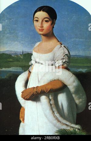 Portrait de Mademoiselle Rivière 1805 par Jean Auguste Dominique Ingres Banque D'Images
