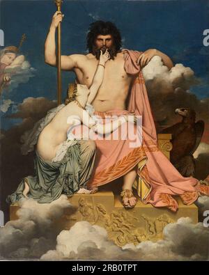 Jupiter et Thétis 1811 de Jean Auguste Dominique Ingres Banque D'Images