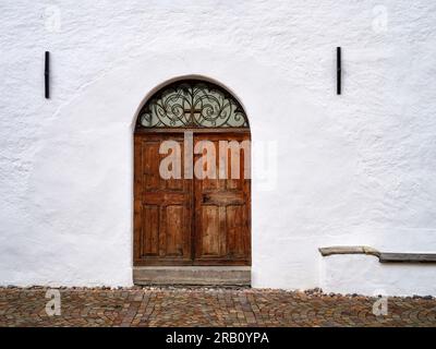 Monastère de Marienberg sur le col de Reschen, Banque D'Images