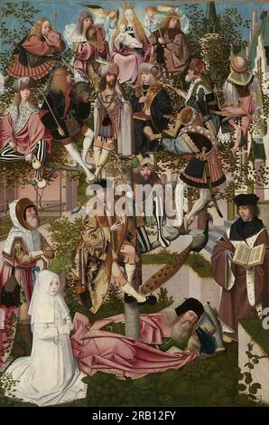 L'arbre de Jesse par Geertgen tot Sint Jans Banque D'Images