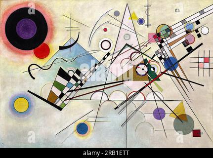 Composition 8 1923 ; Allemagne de Wassily Kandinsky Banque D'Images