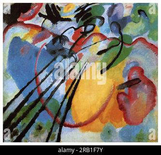 Improvisation 26 (aviron) 1912 ; Munich / Monaco, Allemagne de Wassily Kandinsky Banque D'Images