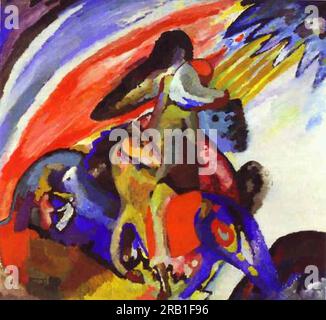 Improvisation 12 (Rider) 1910 ; Munich / Monaco, Allemagne de Wassily Kandinsky Banque D'Images