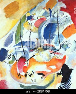 Improvisation 31 (Sea Battle) 1913 ; Munich / Monaco, Allemagne de Wassily Kandinsky Banque D'Images