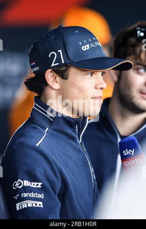 Silverstone, Grande-Bretagne. 6 juillet 2023. #21 Nyck de Vries (NLD, Scuderia AlphaTauri), Grand Prix F1 de Grande-Bretagne sur le circuit de Silverstone le 6 juillet 2023 à Silverstone, Grande-Bretagne. (Photo de HIGH TWO) crédit : dpa/Alamy Live News Banque D'Images