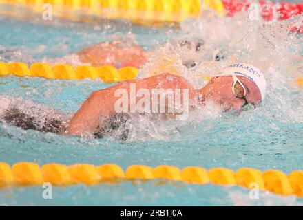 KIRPICHNIKOVA Anastasiia femmes Heat 200 M freestyle lors des Championnats de France élite de natation le 16 2023 juin à Rennes, France - photo Laurent Dairys / DPPI Banque D'Images