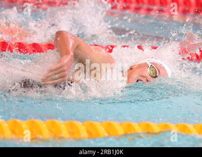 KIRPICHNIKOVA Anastasiia femmes Heat 200 M freestyle lors des Championnats de France élite de natation le 16 2023 juin à Rennes, France - photo Laurent Dairys / DPPI Banque D'Images