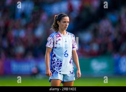 Stade Gladsaxe, Copenhague, Danemark. 05 juillet 2023. Aitana Bonmati (Espagne) regarde lors d’un match amical féminin de l’UEFA, Danemark vs Espagne, au Gladsaxe Stadium, Copenhague, Danemark. Kim Price/CSM/Alamy Live News Banque D'Images