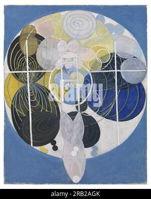 Les peintures des grandes figures, nr 5 1907 de Hilma af Klint Banque D'Images